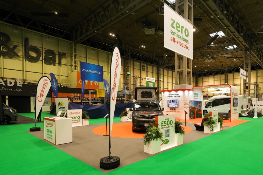 Campervan Co Vehicle trade show exhibition