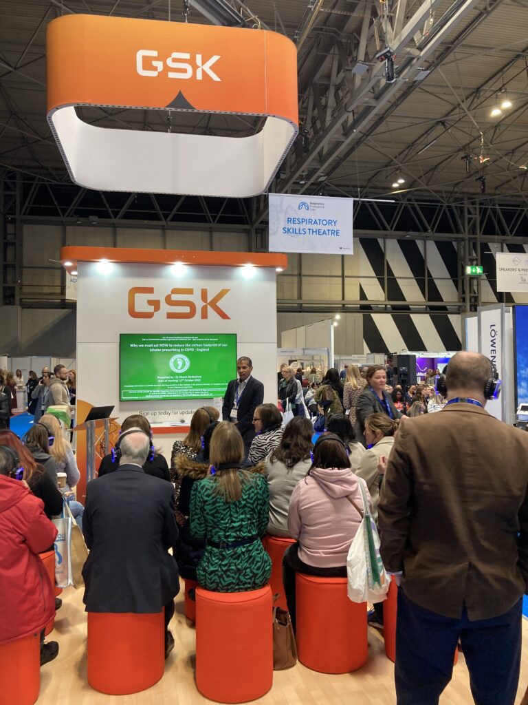 gsk pharma theatre stand for exhibition