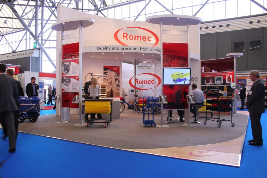 conference stand for romec royal mail property and solutions services