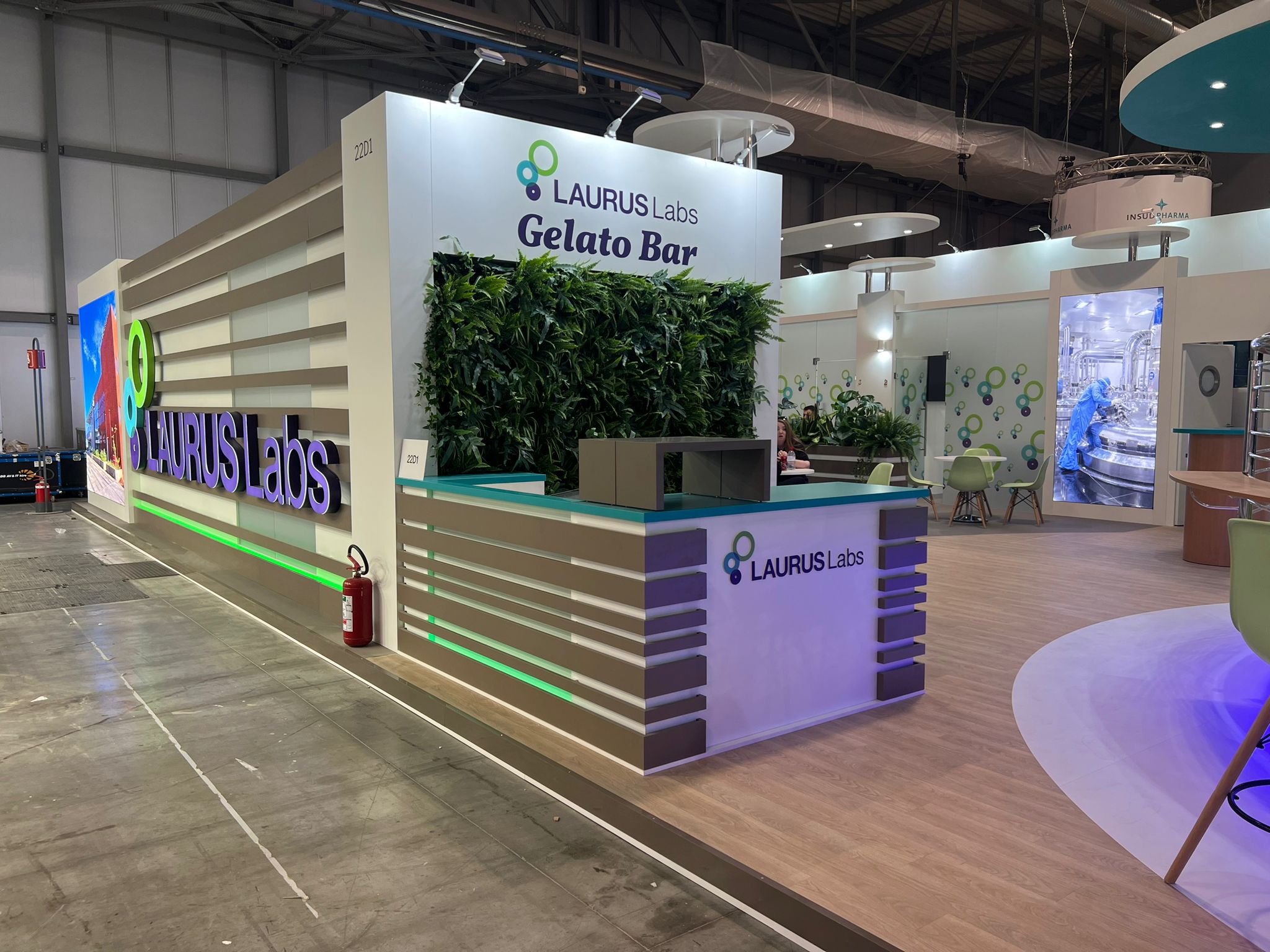 Apex Events & Exhibitions, Laurus Labs, Parma Trade Show, Gelato Bar